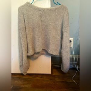 Sherpa Cropped sweater